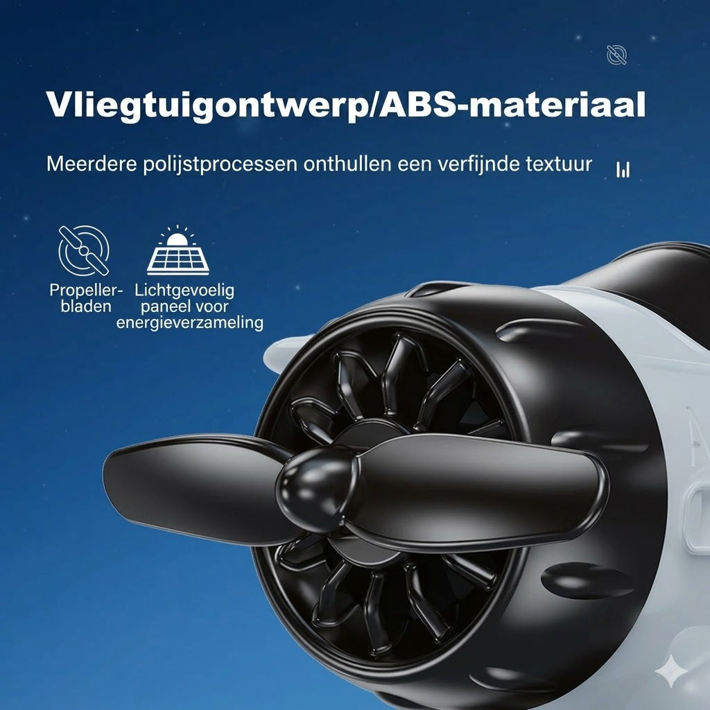 Vliegtuigmodel voor autodecoratie met