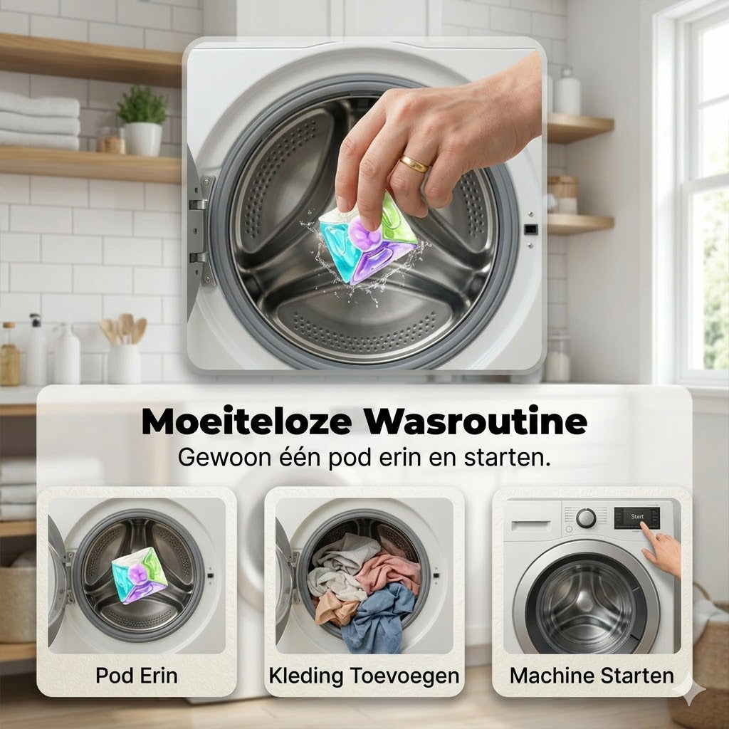 Wasmiddelcapsules voor grondige reiniging en sterilisatie (11g*5 Stuks)
