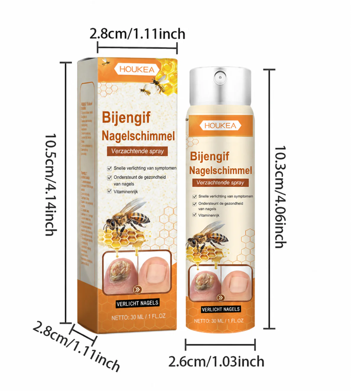 Bijengif Nagelspray