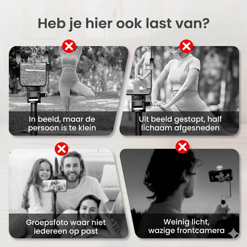 Draagbare draadloze selfie-monitor voor de achtercamera