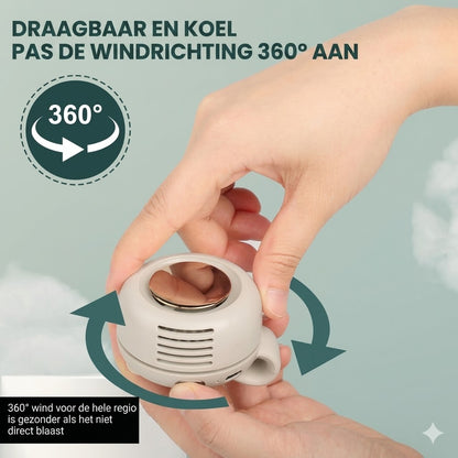 Draagbare mini-ventilator