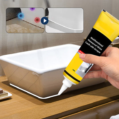 Multifunctionele Waterdichte Witte Kit met Schraper（Met schraper）