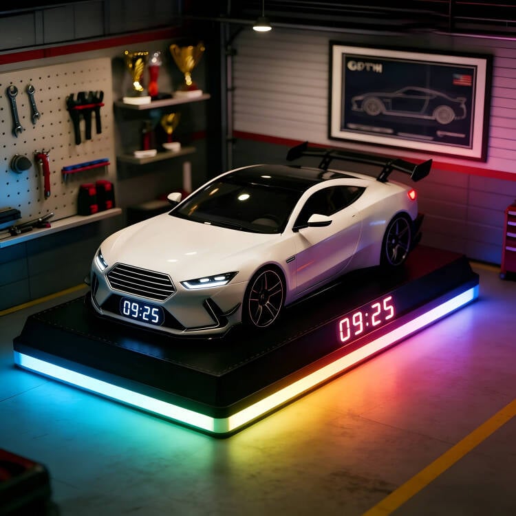 Hypercar Wekker –Realistisch Geluid & Lichteffecten