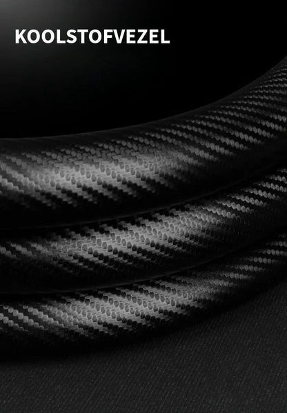 Carbon / Suede Stuurwielhoes