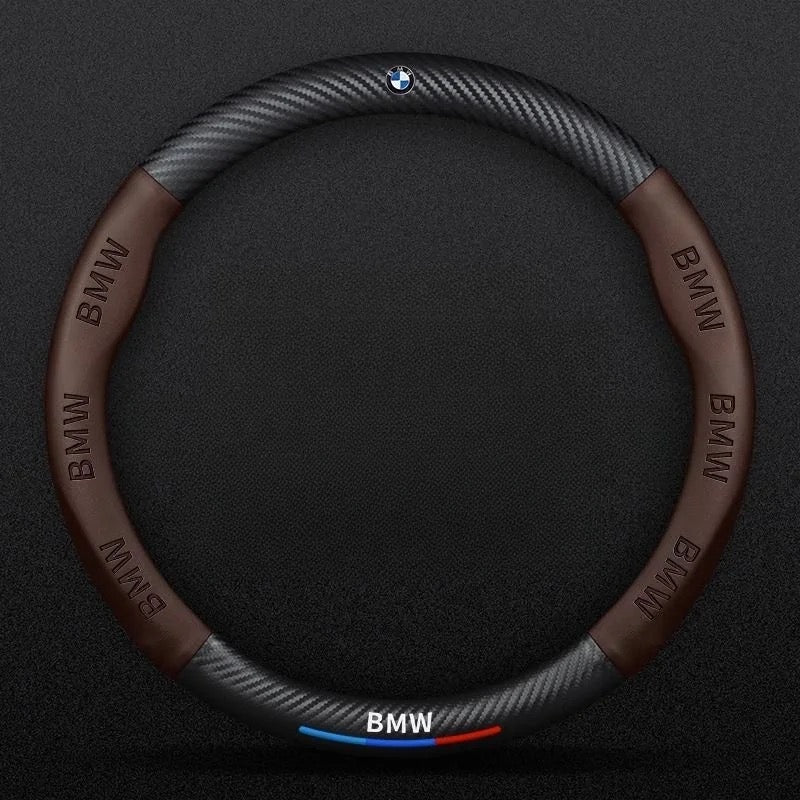 Carbon / Suede Stuurwielhoes