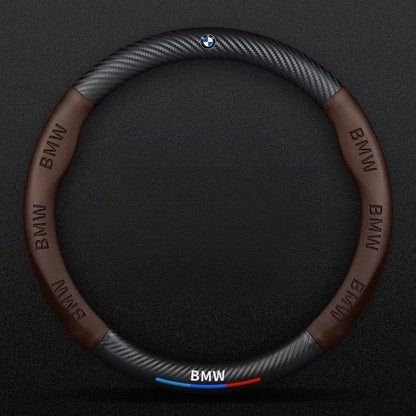 Carbon / Suede Stuurwielhoes