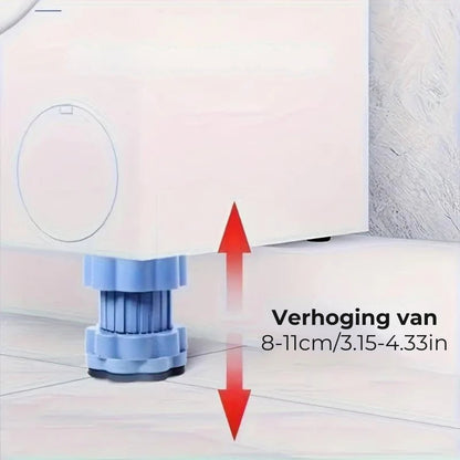 Universele wasmachine balancerende hoogteverhogers