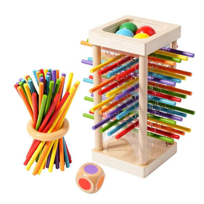 Houten Stokjesspel: Focus & Kleur