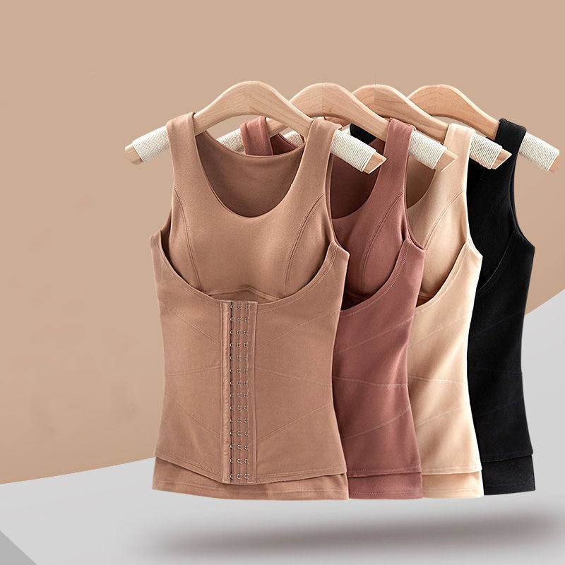 Thermische Tanktop met Ingebouwde BH (U-Hals)