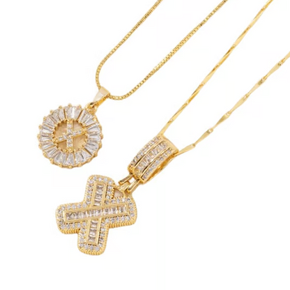 Gouden alfabet hanger ketting