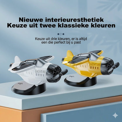 Vliegtuigmodel voor autodecoratie met