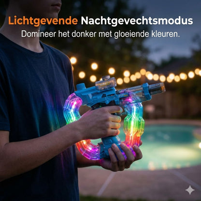 Regenboog oplichtend waterpistool