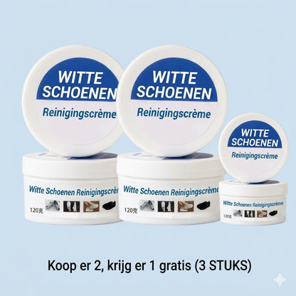 Schoonmaakcrème voor witte schoenen