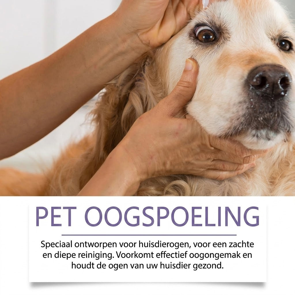 Milde oogspoeling voor honden en katten