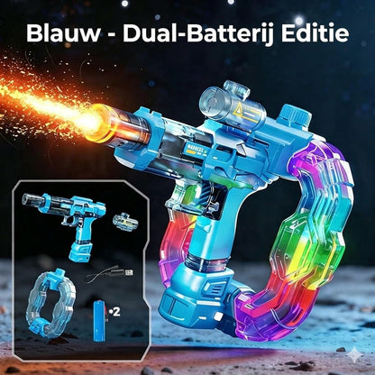 Regenboog oplichtend waterpistool