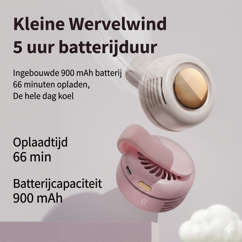 Draagbare mini-ventilator