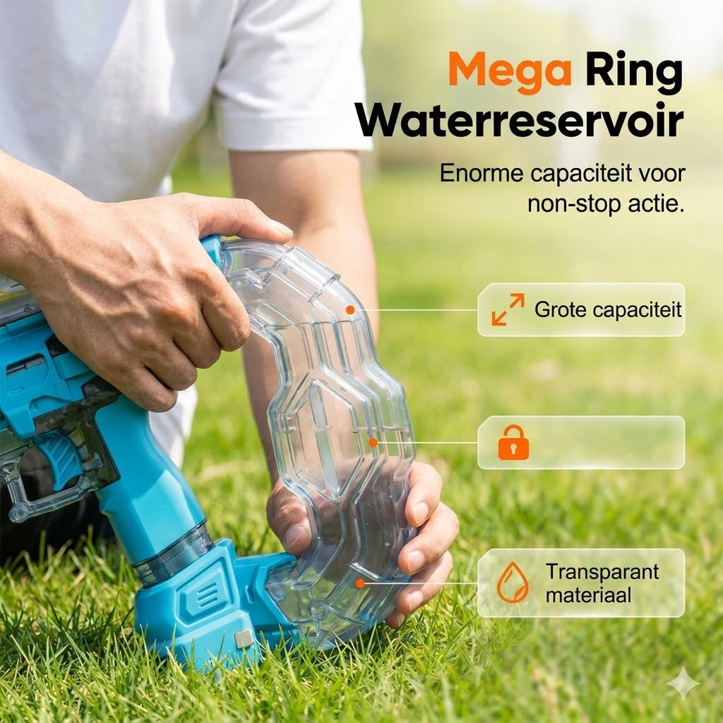 Regenboog oplichtend waterpistool