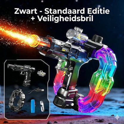 Regenboog oplichtend waterpistool