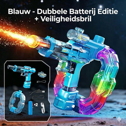 Regenboog oplichtend waterpistool