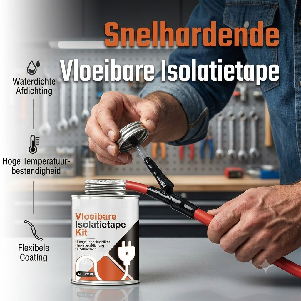 Vloeibare elektrische isolatietape als afdichtmiddel