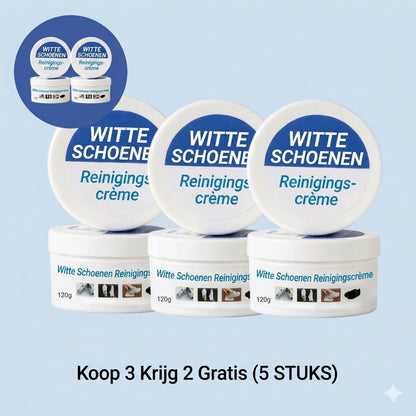 Schoonmaakcrème voor witte schoenen