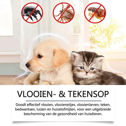 Natuurlijke Vlooi- en Tekspray voor Honden en Katten