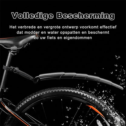 Intrekbare & Verstelbare Spatbordset voor de Fiets