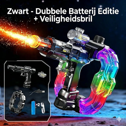 Regenboog oplichtend waterpistool