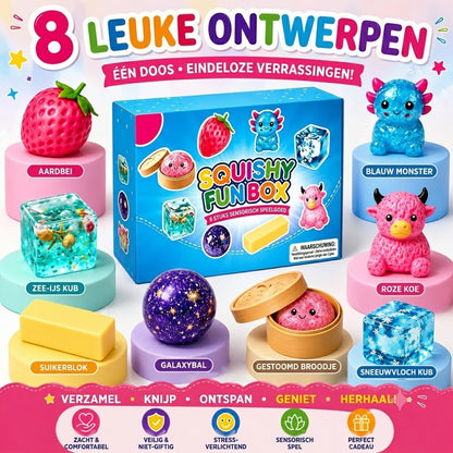 Squishy Fun Box mysterybox met 8 squishies