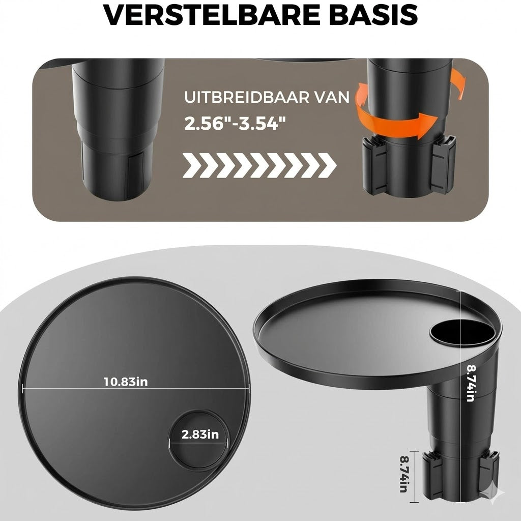 Autobakjes en bekerhouders