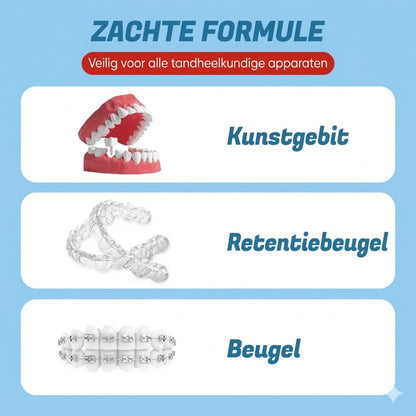 Reiniger Tabletten voor Beugels tegen Geur & Vlekken（10 Stuks Per Set）
