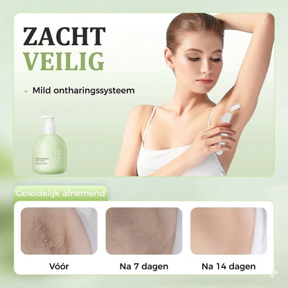 Milde en niet-irriterende ontharingscrème（230g+Schraper）