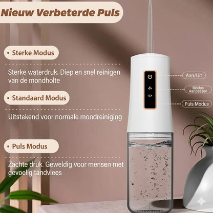 Draagbare waterflosser