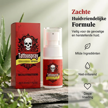 Hydraterende spray voor nazorg na een tatoeage