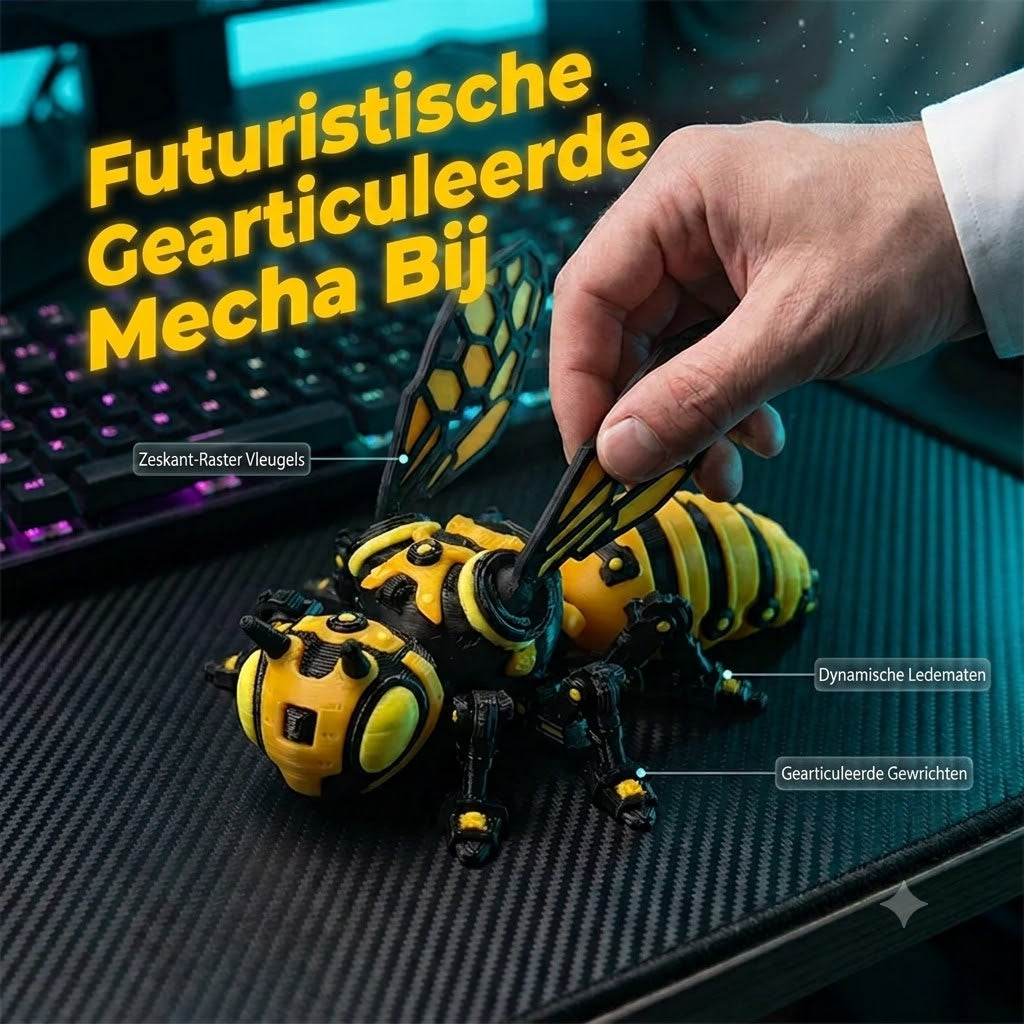 Dit is geen insect, dit is een mecha-monster! Demonteerbare gewrichten, futuristisch design