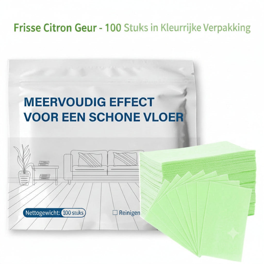Multi-effect vloerreinigingsvellen（100 stuks per verpakking）