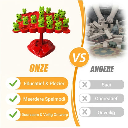 Stapelspel dat spanning, focus en gegil combineert tot een perfect familiespel