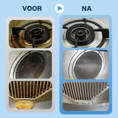 Zelfs de meest hardnekkige vetvlek smeekt om genade!