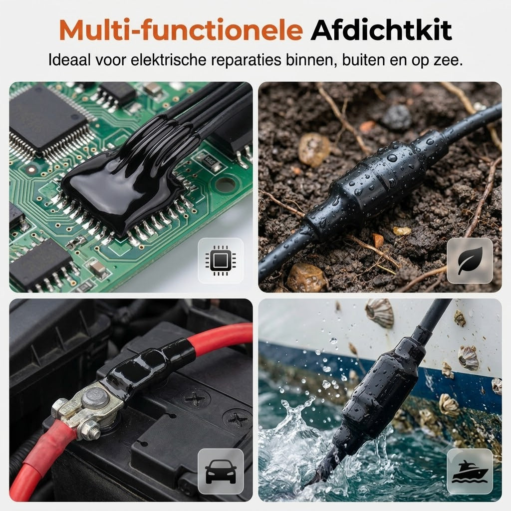 Vloeibare elektrische isolatietape als afdichtmiddel