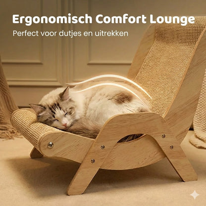 2-in-1 Sisal krabpaal voor katten
