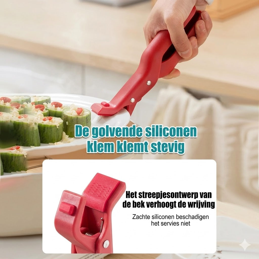 Multifunctionele anti-verbrandingskomhouderclip