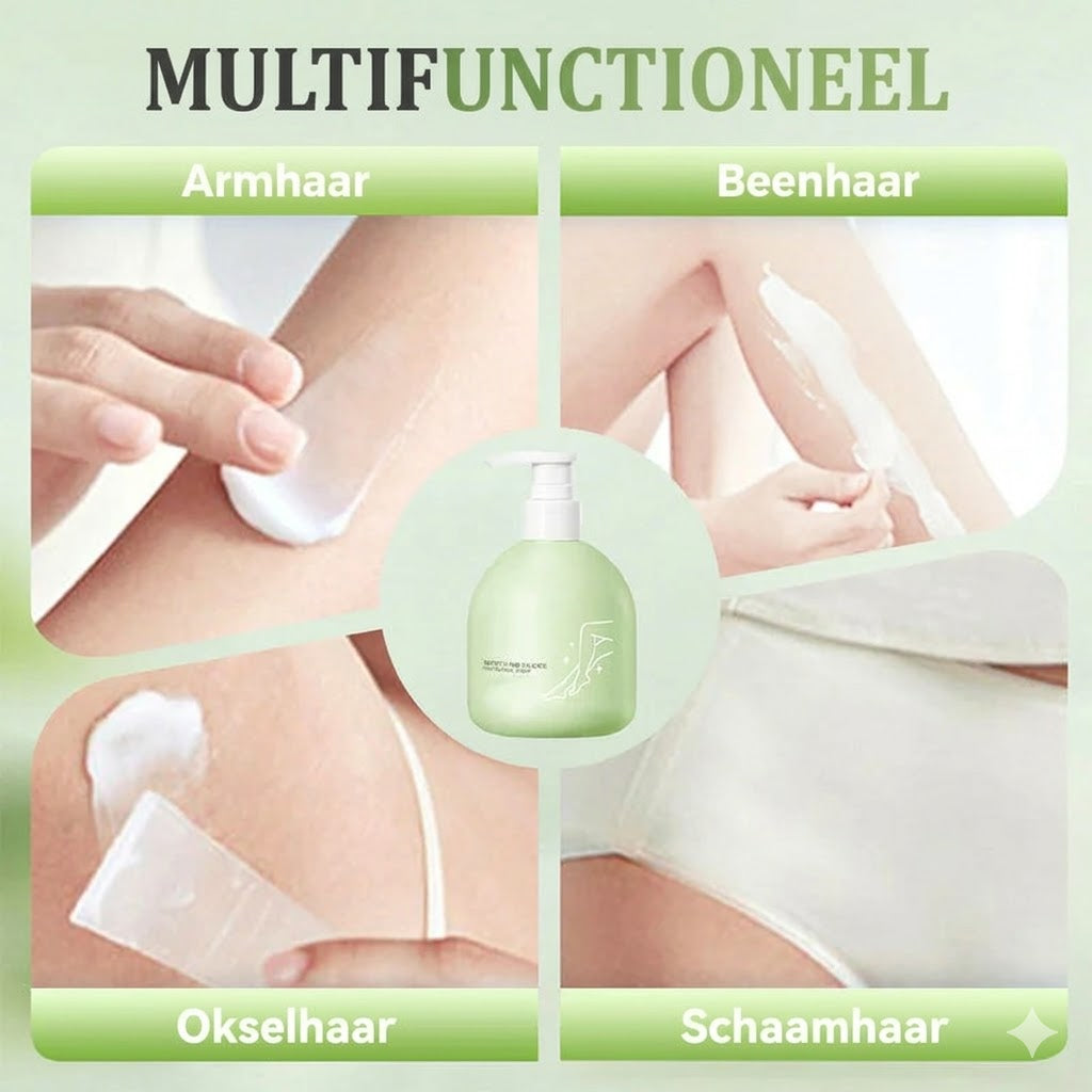 Milde en niet-irriterende ontharingscrème（230g+Schraper）