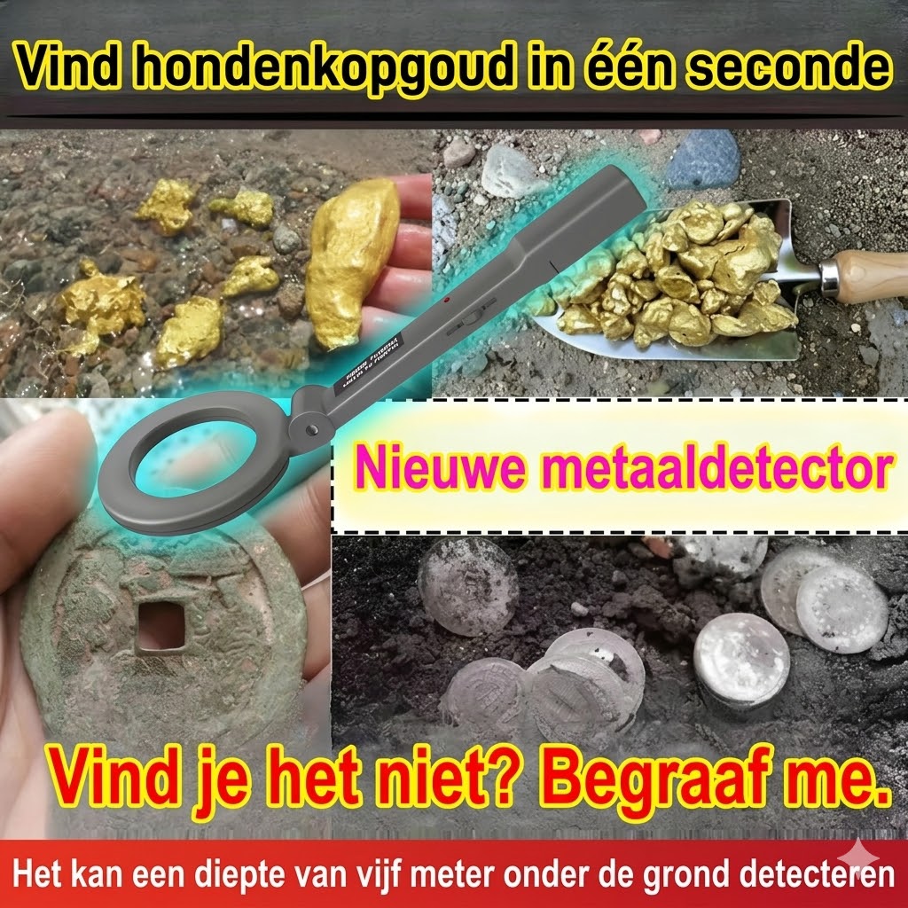 LED Knipperend Alarm Metaaldetector