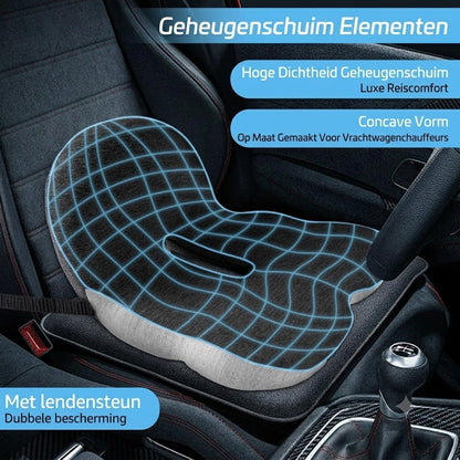 Antislip zitkussen van traagschuim