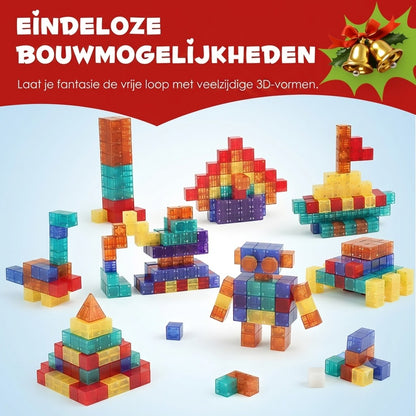 Magnetische Bouwblokken voor Kinderen | 6-Zijdige Magneten