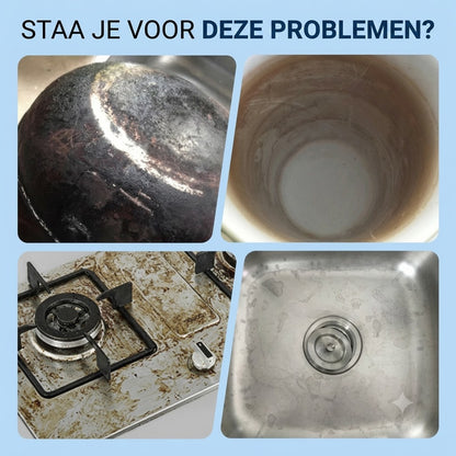 Zelfs de meest hardnekkige vetvlek smeekt om genade!
