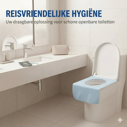Set wegwerpbare, waterdichte toiletbrilhoezen
