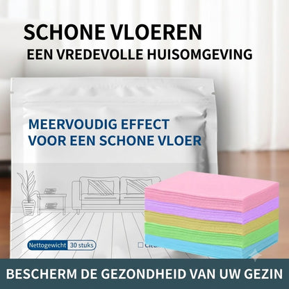 Multi-effect vloerreinigingsvellen（100 stuks per verpakking）