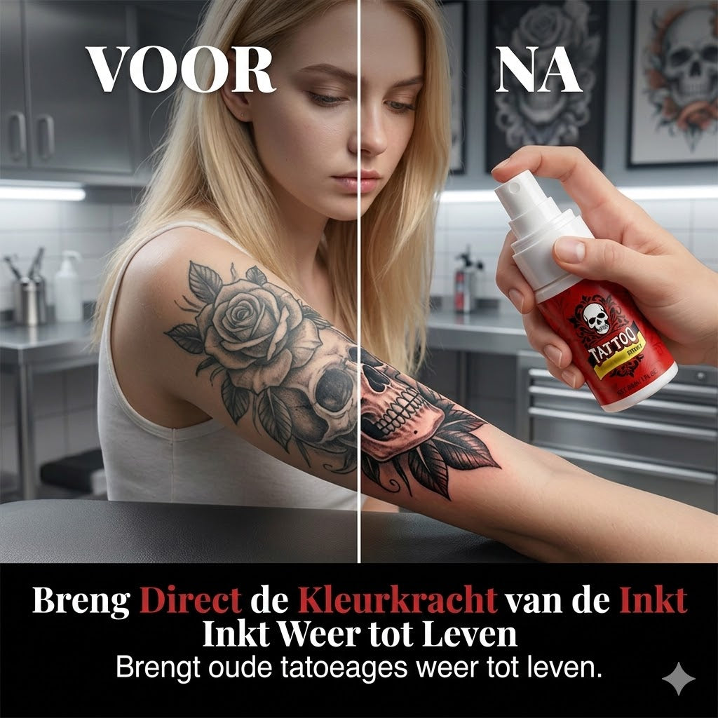 Hydraterende spray voor nazorg na een tatoeage