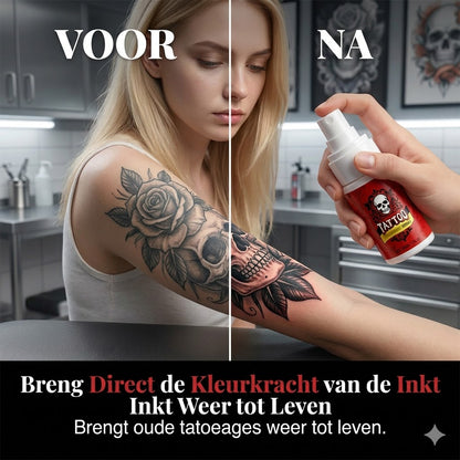 Hydraterende spray voor nazorg na een tatoeage